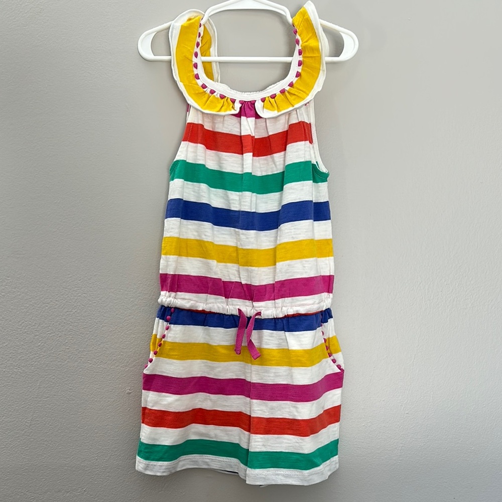 Boden Colorful Striped Romper size 5-6